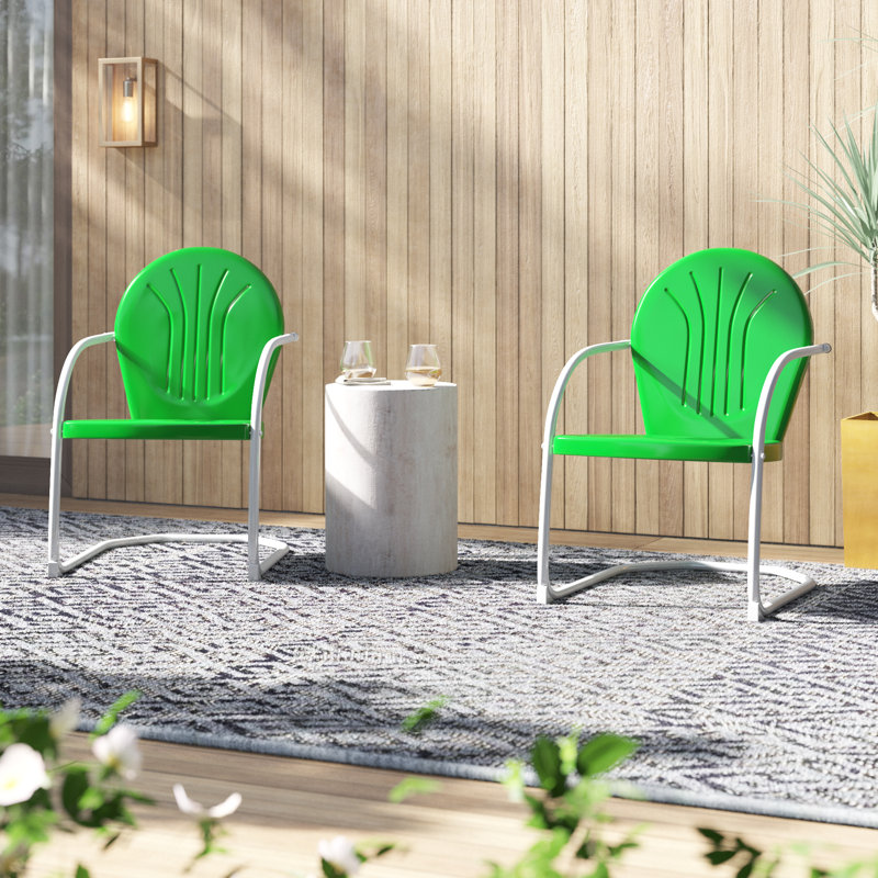 Hashtag Home Morrison Patio Dining Armchair & Reviews Wayfair